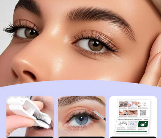 Gene Magnetice Fără Lipici   1+ 1 Gratis